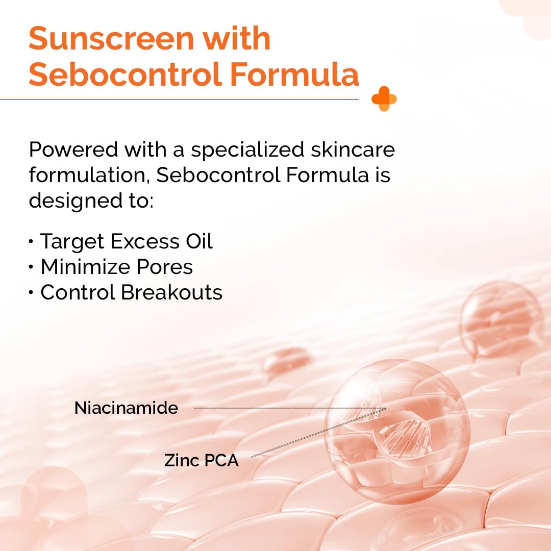 The Derma Co 1% Hyaluronic Sunscreen Oil-Free Matte Gel SPF 50 PA++++ | For Oily, Acne-Prone Skin | Lightweight Texture | No White Cast | Broad Spectrum Protection & Blue Light Protection |