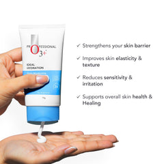 O3+ Ideal Hydration Daily Moisturising Cream With Hyaluronic Acid For Barrier Repair 75g