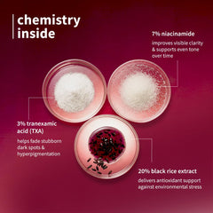 Plum Black Rice & Niacinamide-TXA 10% Night Clarity Jelly Serum | visibly reduce dark spots, stubborn acne marks, and improve overall skin clarity| 10ml