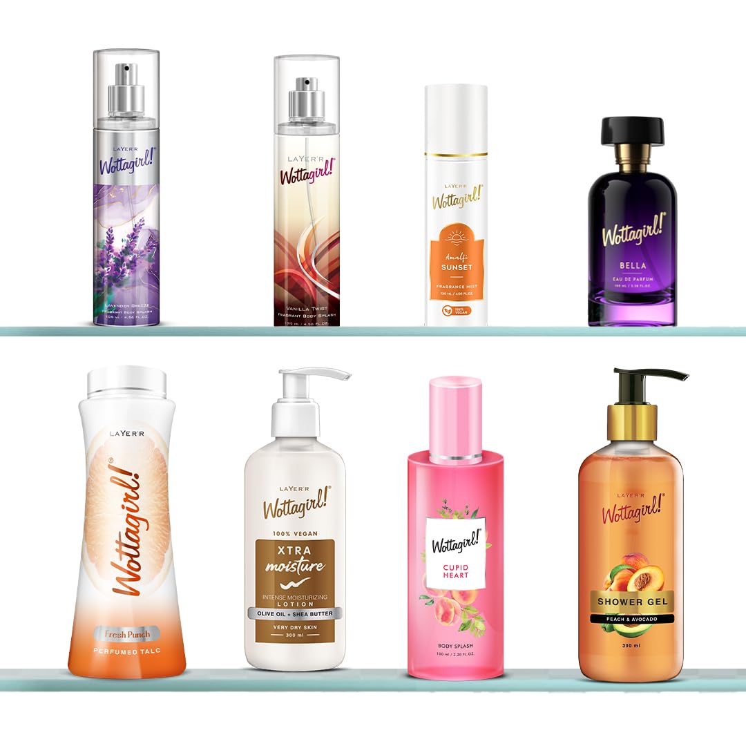 Layer'r Wottagirl Vanilla Twist Body Splash for Women, 135ml
