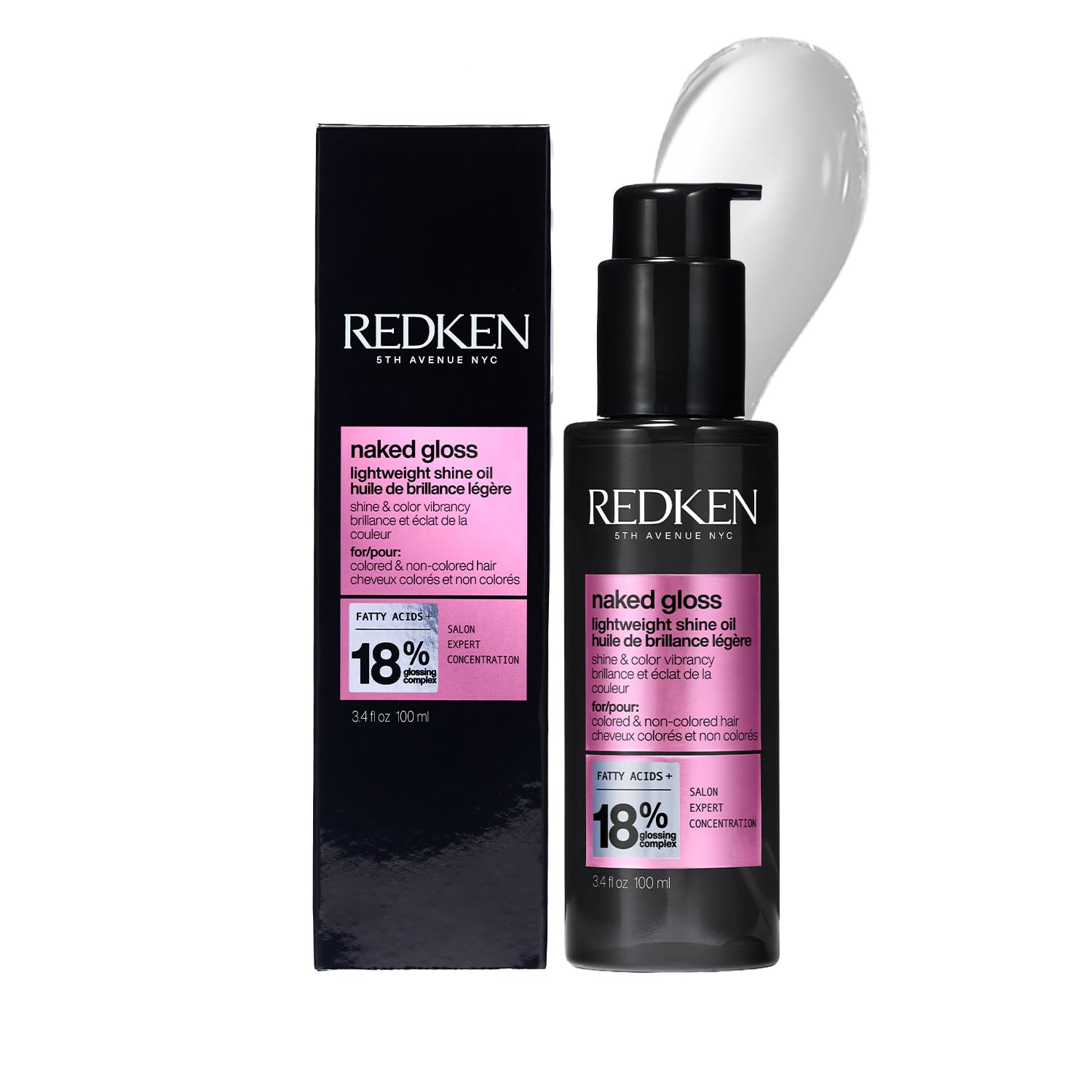 Redken Naked Gloss Lightweight Hair Serum, 100 ml
