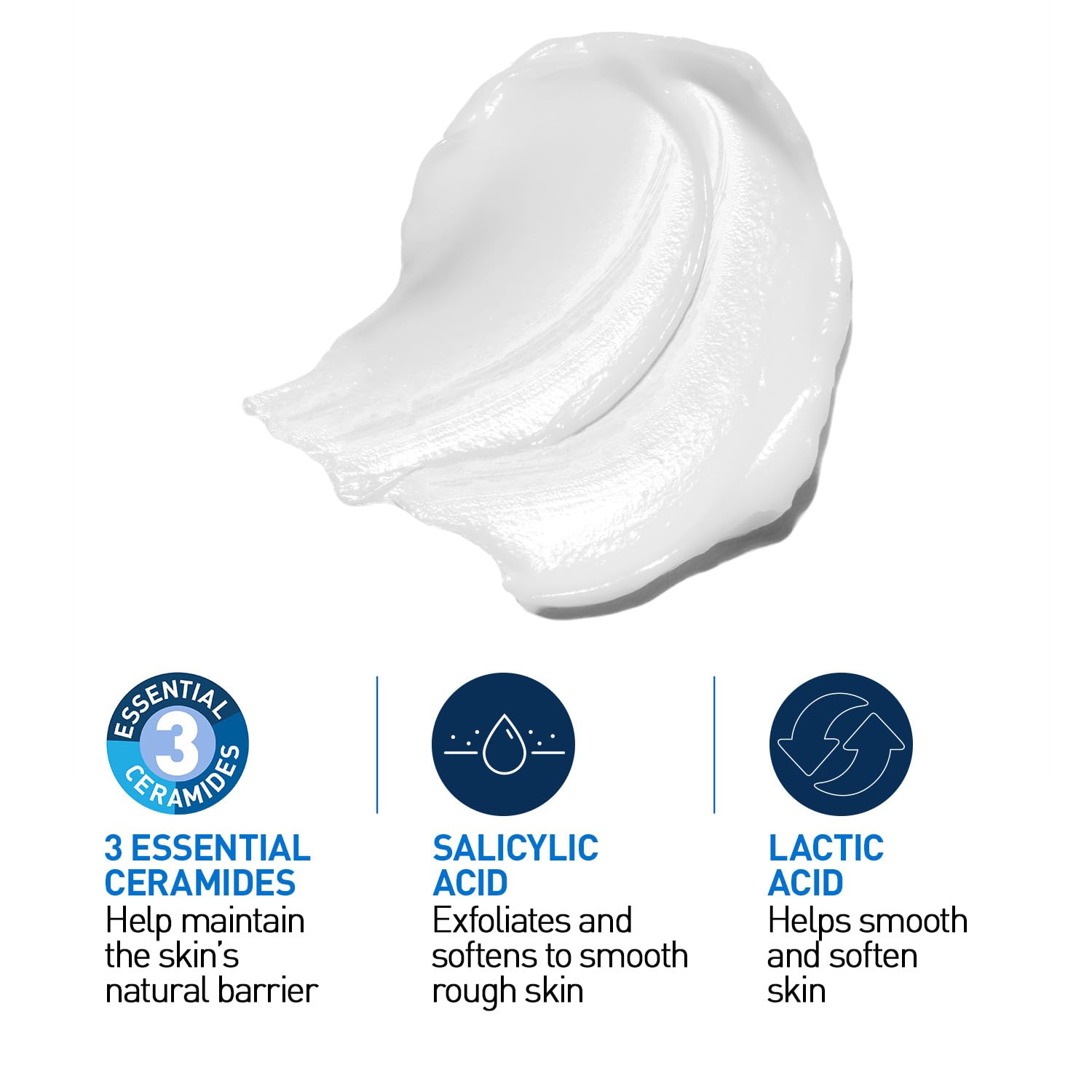 CeraVe SA Smoothing Cream | Exfoliating and Skin Smoothing Cream for Rough, Dry & Bumpy Skin with Salicylic Acid & Ceramides | Dermatologist Recommended, 177ml