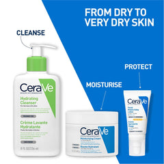 CeraVe Moisturizing Cream For Dry To Very Dry Skin (340gm) - Formulated with 3 Essential Ceramides And Hyaluronic Acid | Non-Comedogenic Moisturizer For Face and Body