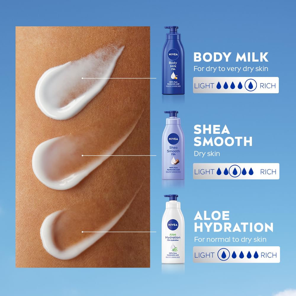 NIVEA Cocoa Nourish 200ml Body Lotion with Deep Moisture Serum| 48 H Moisturization | With Cocoa Butter & Coconut Oil | Non Greasy & Healthy Looking Skin |For Very Dry Skin