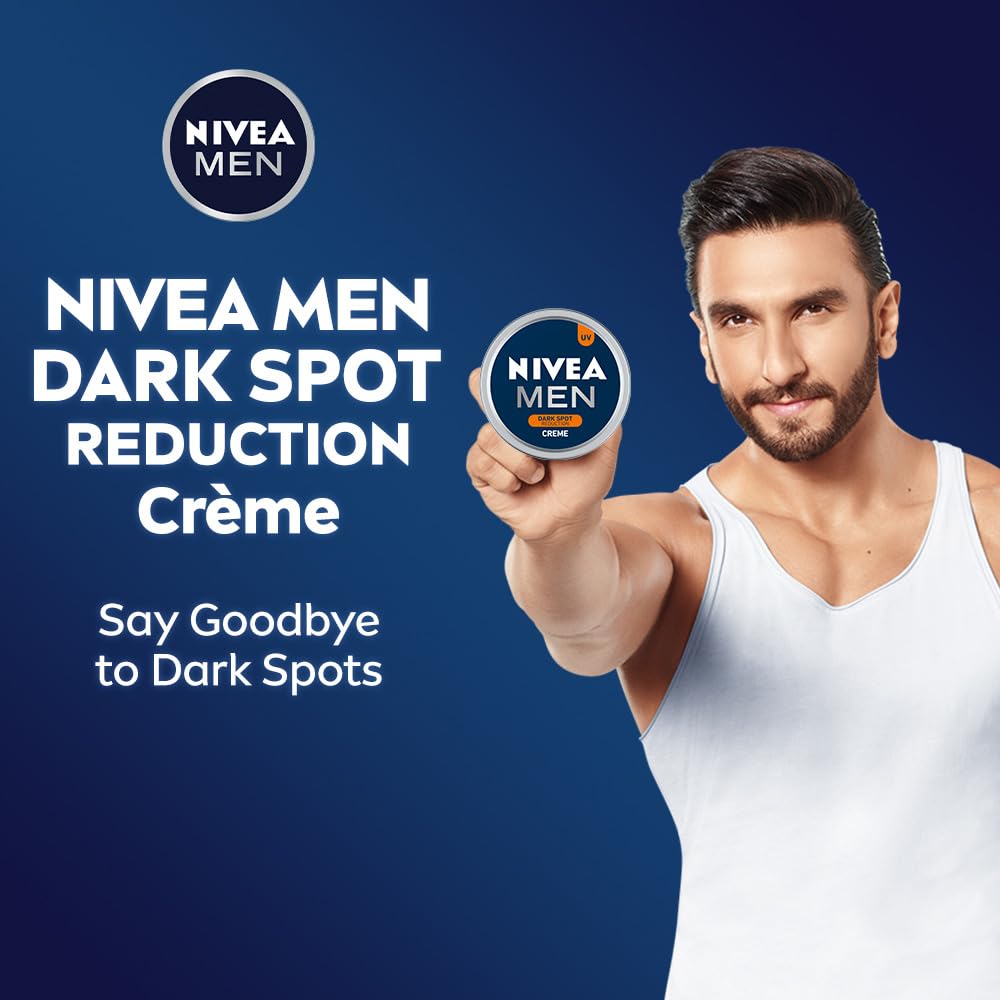 Nivea Men Creme, Dark Spot Reduction, Non Greasy Moisturizer, Cream With Uv Protect, 150 ml