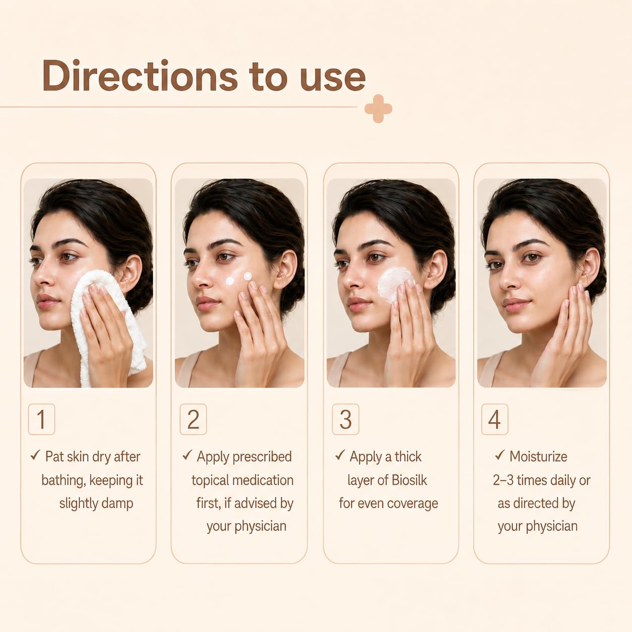 BIOSILK Cream – 3:1:1 Golden Ratio Ceramides with Oatcom for 70% Ceramide Boost & Pentavitin 72-Hr Hydration – Hypoallergenic, Non-Comedogenic Moisturiser for Dry, Sensitive & Irritated Skin – 100gm