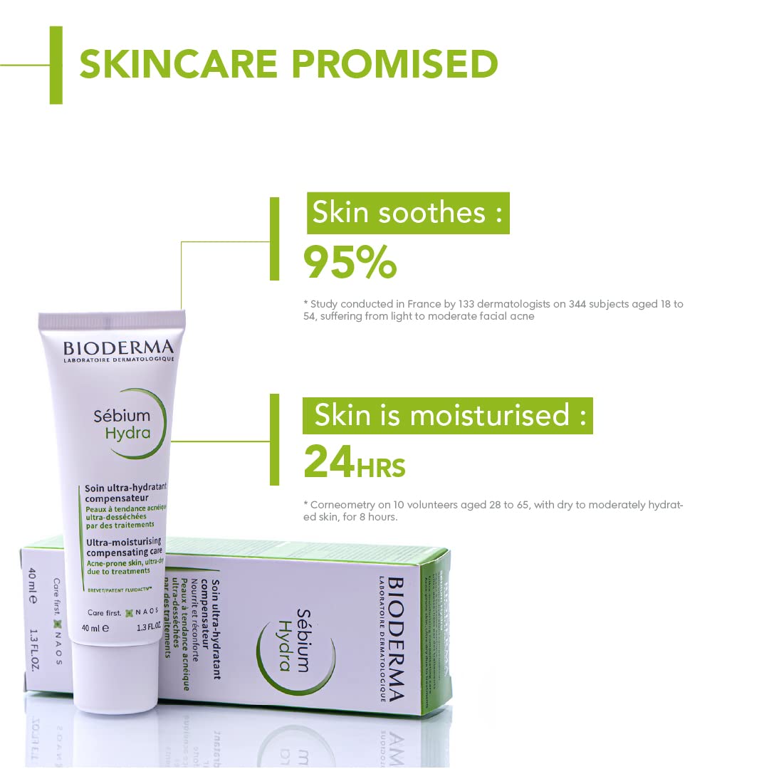 Bioderma Moisturizer for Acne, Redness (Oily Skin) 40ml