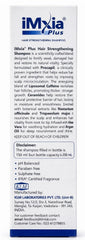 iMxia Plus Hair Strengthening Shampoo with Procapil Advantage | Sulphate & Paraben Free | Helps Reduce Hair Fall & Strengthen Roots | Nourishes Scalp & Protects Hair Damage | 150 ml