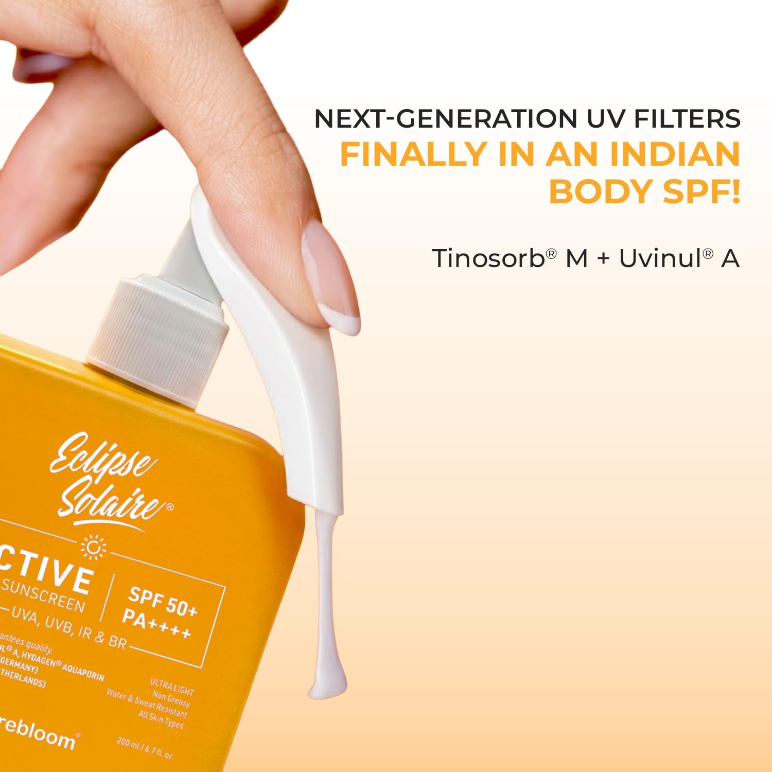 Eclipse Solaire Active Body Sunscreen SPF 50+ PA++++ 200ml