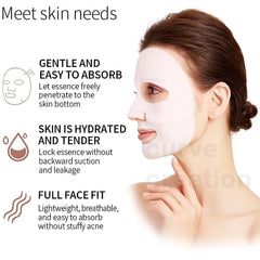CURVE CREATION Bio Collagen Deep Collagen Night Mask Hydrating Overnight Hydrogel Korean Glass Skin Mask For Deep Hydration Wrapping Peel Off Facial Mask Pack (Pack of 4)