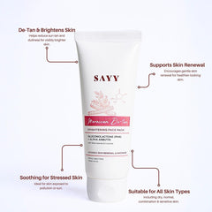 SAYY Moroccan DeTan Brightening Face Pack for Advance Skin Renewal Radiance Clay Mask (1)