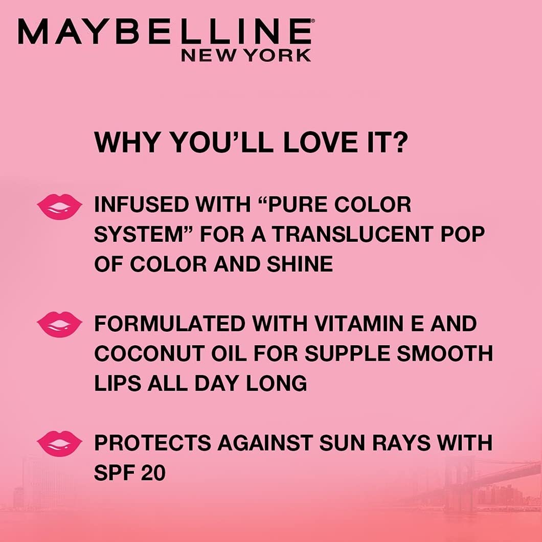 Maybelline New York Baby Lips Lip Balm, Pink Lolita