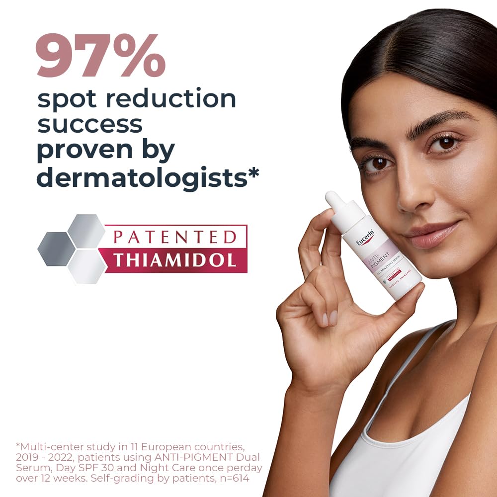 Eucerin Anti-Pigment Face Illuminating Serum with Thiamidol & Hyaluronic Acid, Reduces dark spots 30ml