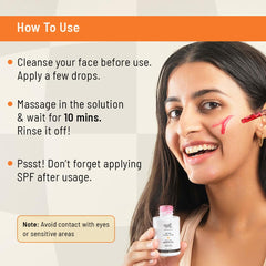 Chemist at Play 26% AHA 2% BHA 4% PHA Peeling Solution | Chemical Exfoliator For Face | Glycolic Acid (AHA), Salicylic Acid (BHA), Lactobinoic Acid (PHA) | Tan Off 10-Minute Peel | Derma Tested | 30mL