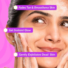 Chemist At Play Gentle Exfoliating Face Wash for Daily Use | Tan Removal & Instant Glow | Bright Skin | Gently Removes Dead Skin | Soap-Free | Oily, Dry & Combination Skin | For Men & Women | 100 ml