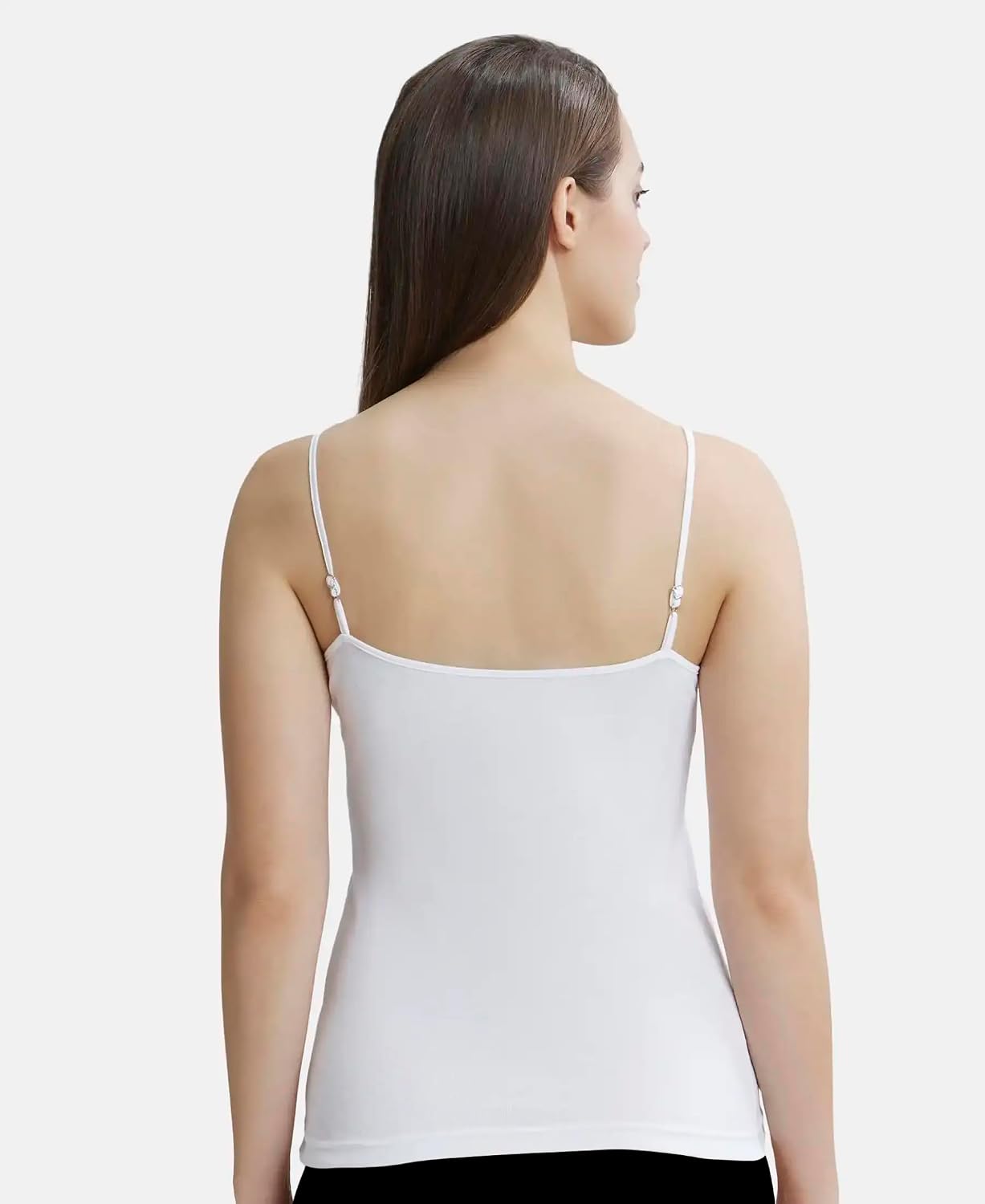 Jockey 1487 Women Super Combed Cotton Rib Camisole with Adjustable Straps