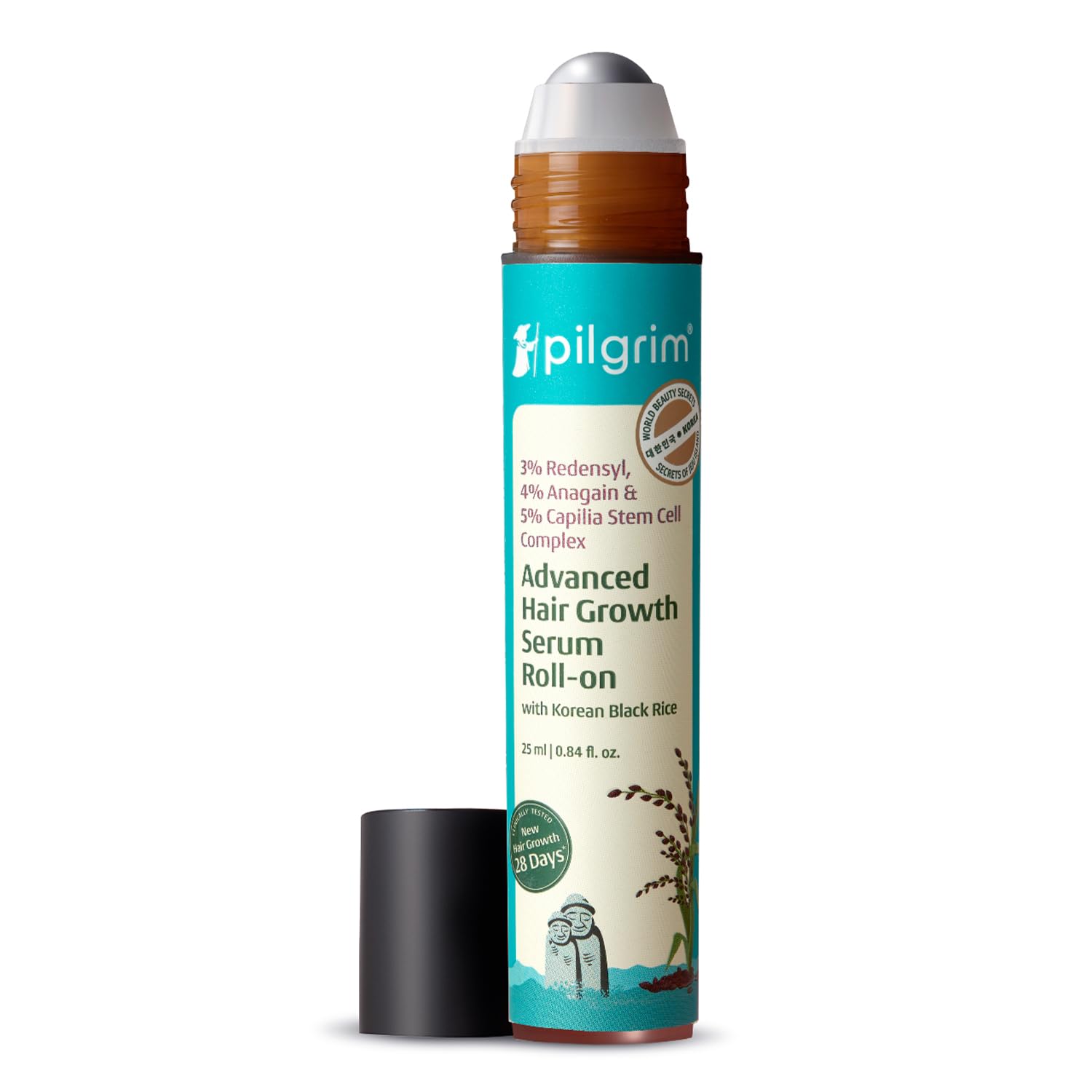 Pilgrim Advanced Hair Growth Serum Roll On with Redensyl & AnaGain - 25ml