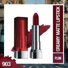 Maybelline New York Color Sensational Creamy Matte Lipstick | Midnight Date, 3.9g