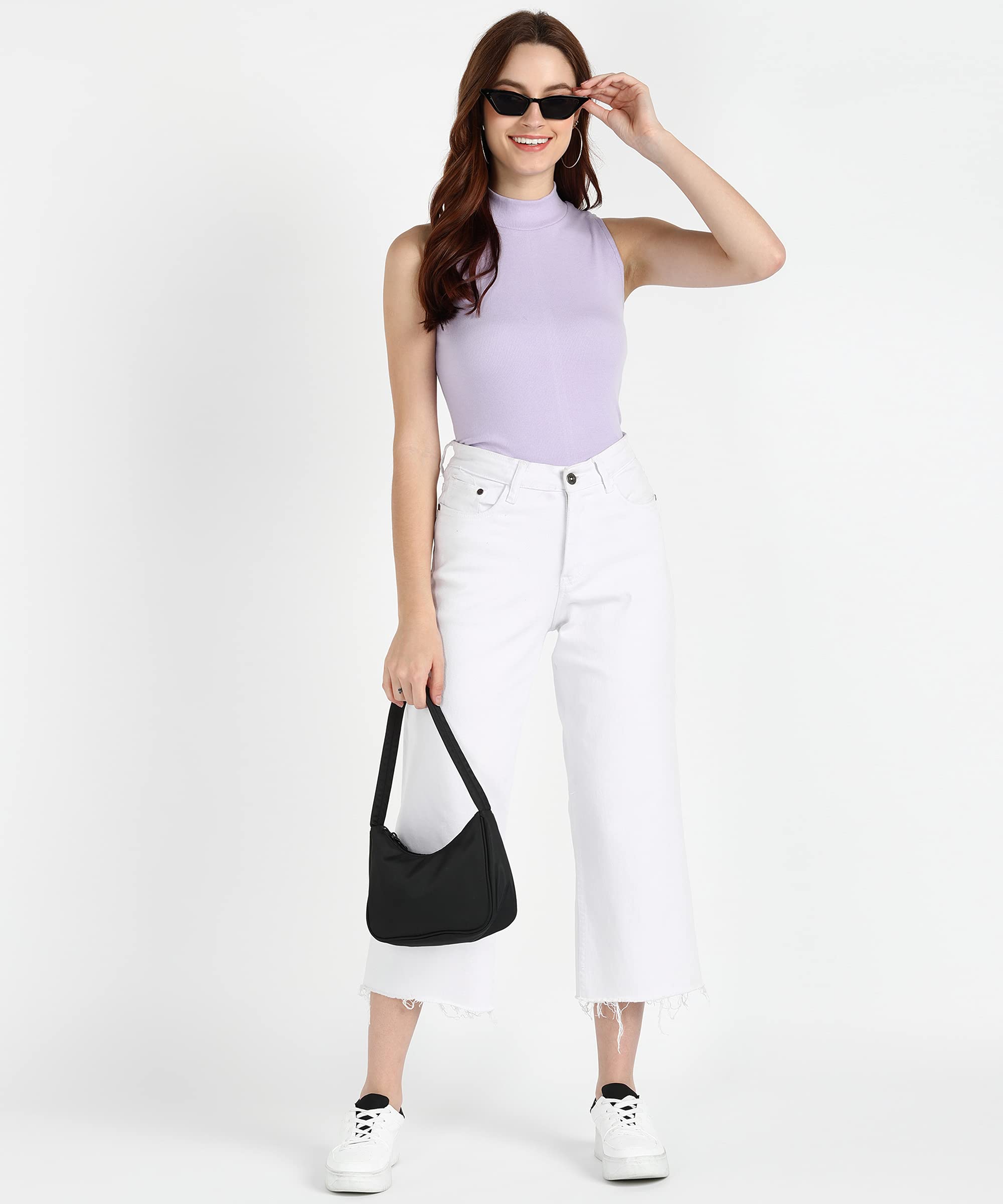 Rock Paper Scissors Womens Tank Top | High Neck Cotton Top | Stylish Women's Top