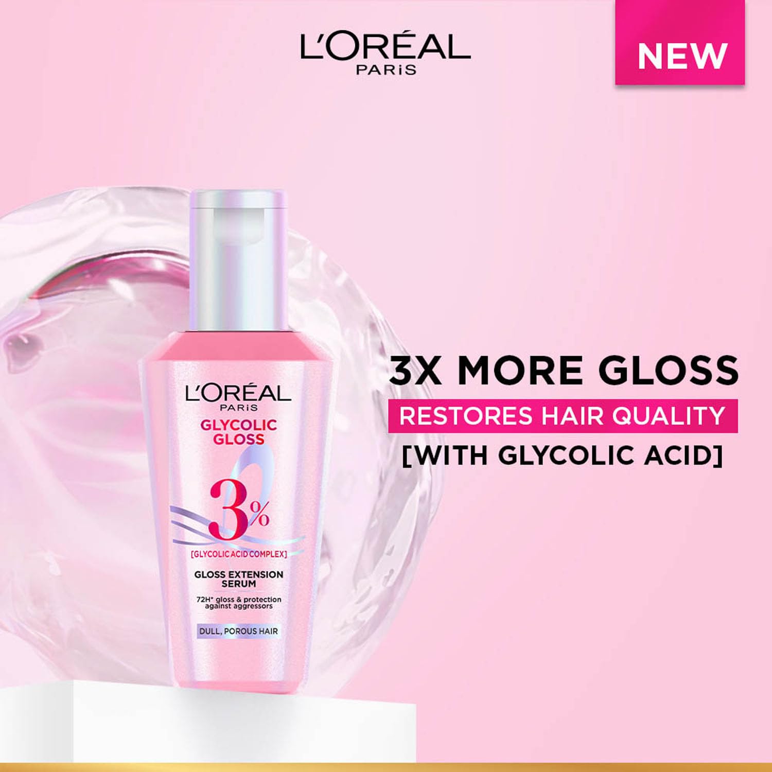 L'Oréal Paris Glycolic Gloss Serum, 40ml
