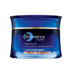 Bio-Essence Bio-Vlift Face Lifting Cream, Firming, Tightening, Double Chin Firming, Hyaluronic Acid, Fermented Rice, Niacinamide, Face Moisturizer for Women, Ideal for All Skin Types, Anti Ageing, 45g