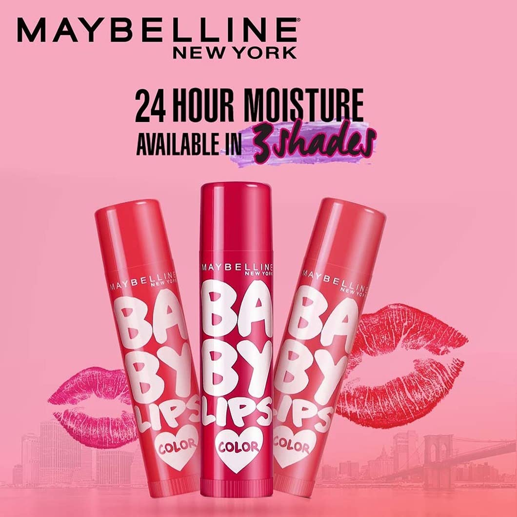 Maybelline New York Baby Lips Lip Balm, Pink Lolita