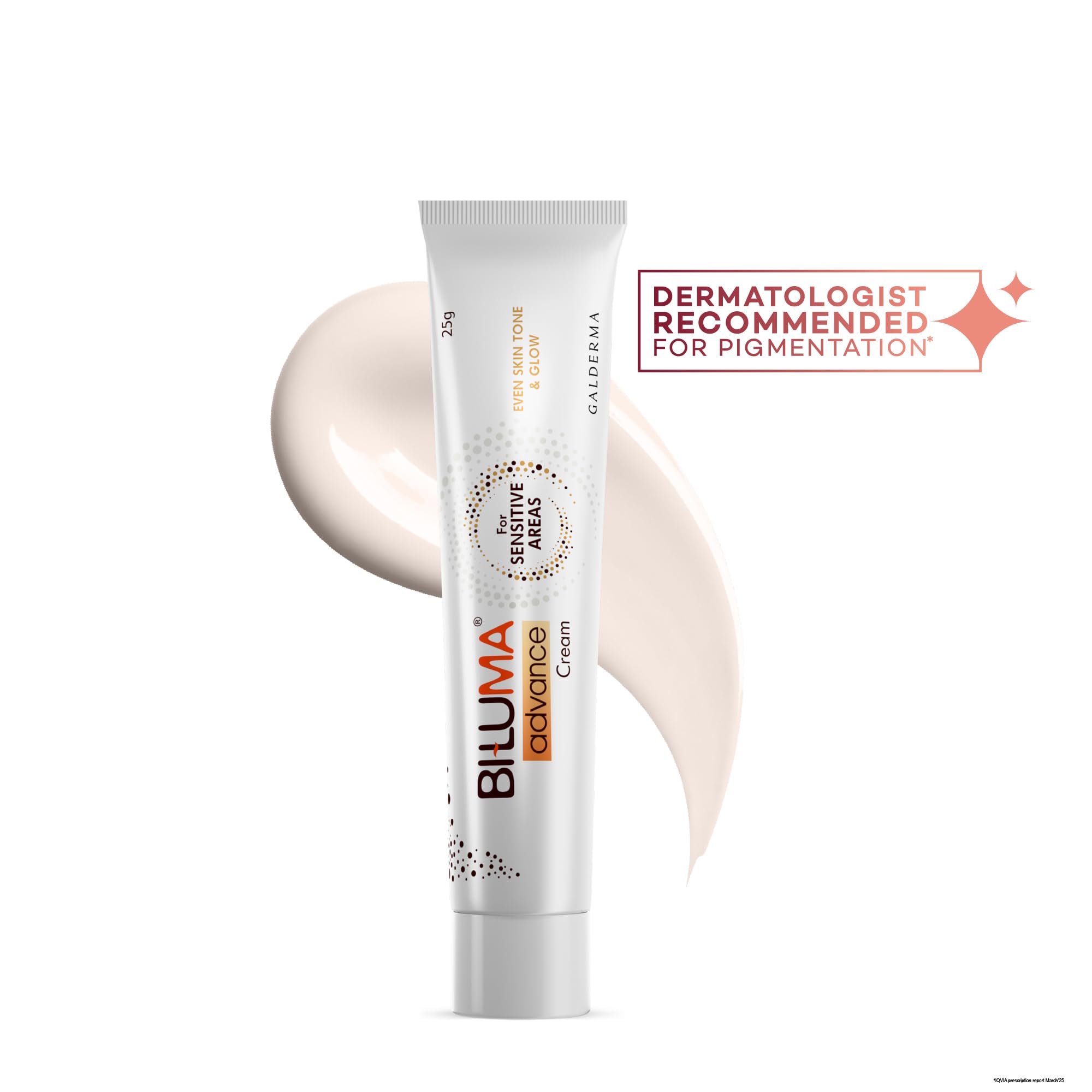 Bi-luma Advance Sensitive areas brightening cream for even skin tone and glow | Soothes sensitive skin
