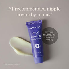 Lansinoh HPA Lanolin Nipple Cream For Cracked, Dry and Sore Nipples, Breast Feeding Moms, 100% Natural, Soothing, Tasteless & Odourless, Clinically Tested, Safe For Baby, Maternity Essentials, 10ml