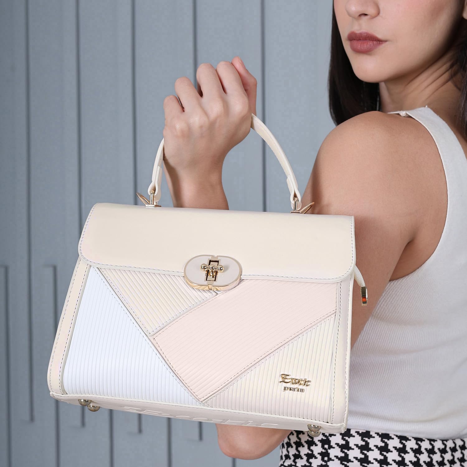 EXOTIC Premium® Embossed Pattern Elegance Satchel Bag | Cross Body Bag | Sling and shoulder Bag | Suitable For Every Occasion