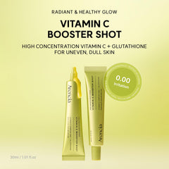 Arencia Vitamin C Booster Shot, 5% Dual Vitamin C + Glutathione Serum for Dark Spot Care