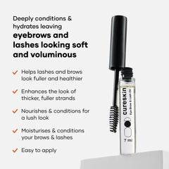 Cureskin Eyebrow & Eyelash Growth Oil with Castor, Brahmi & Vitamin E, 7 ml