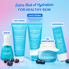 Dot & Key Barrier Repair Moisturizer For Normal, Dry, Combination & Sensitive Skin | 120 Hrs Moisturization, With 5 Ceramides & Hyaluronic | Repairs Damaged Skin Barrier, Non-Comedogenic | 100g