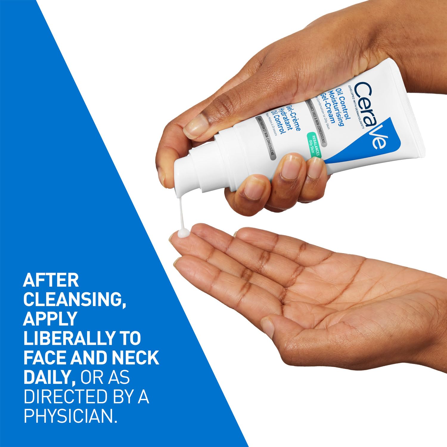 CeraVe Oil Control Gel Cream lightweight Moisturizer for Oily & Combination Skin with Ceramides, Hyaluronic Acid & Niacinamide | Dermatologist Recommended (52ml)