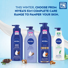 Nivea Body Lotion For Very Dry Skin, Nourishing Body Milk With 2X Almond Oil 72 H Moisturization, For Men & Women, 600 ml