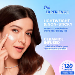 Dot & Key Barrier Repair Moisturizer For Normal, Dry, Combination & Sensitive Skin | 120 Hrs Moisturization, With 5 Ceramides & Hyaluronic | Repairs Damaged Skin Barrier, Non-Comedogenic | 100g