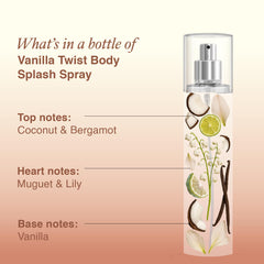 Layer'r Wottagirl Vanilla Twist Body Splash for Women, 135ml