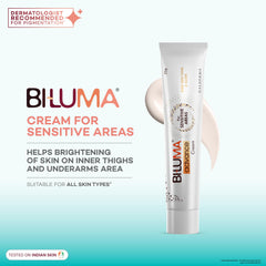Bi-luma Advance Sensitive areas brightening cream for even skin tone and glow | Soothes sensitive skin
