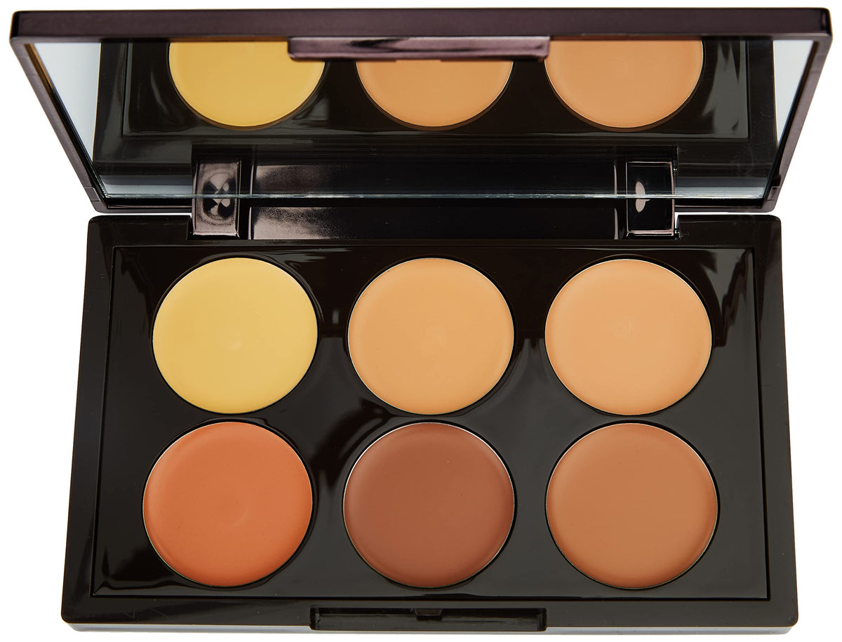 Colorbar 24Hrs Wear Concealer Palette Medium-Deep-002 | Flawless coverage | Hydrating and Nourishing | Enriched with Squalene and Jojoba Oil