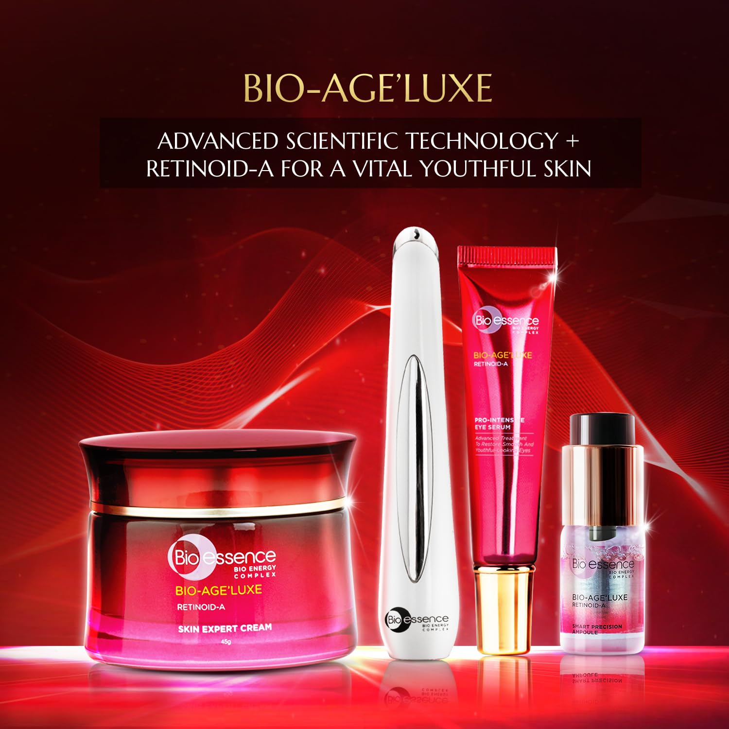 Bio Essence Bio-Age'Luxe Skin Expert Cream With Retinoid A | Retinol ++ | Firming, Fights Wrinkles & Fine Lines | Anti Ageing Cream | 45G