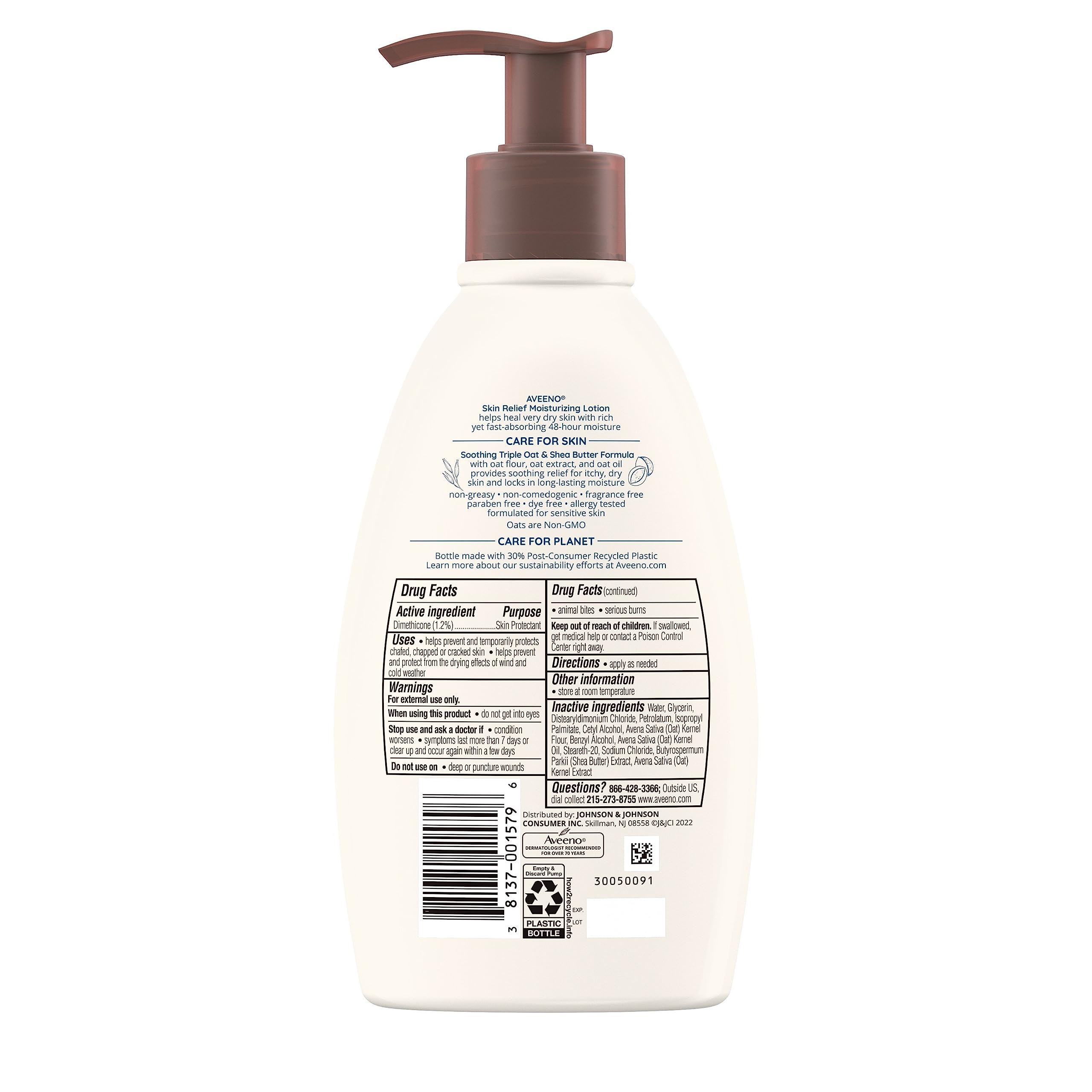 Aveeno Active Naturals Skin Relief 24Hr Moisturizing Lotion Fragrance, 354ml