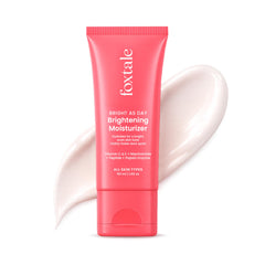 Foxtale Lightweight Brightening Face Moisturiser with Vitamin C & Niacinamide |Brightens & Evens Skin Tone, Fades Dark Spots & Deeply Hydrates | For Normal to Dry Skin | For Men & Women | 50 ml