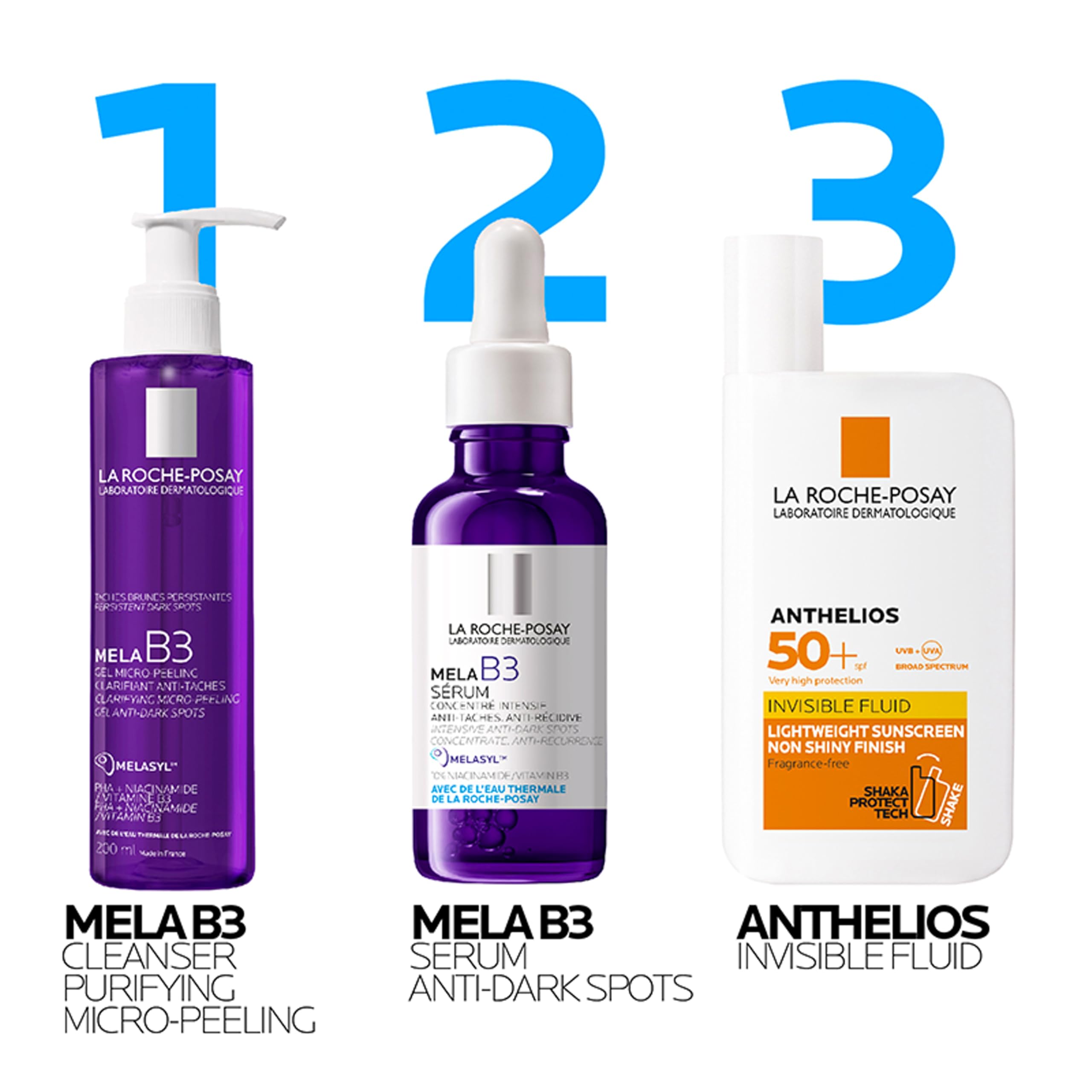 La Roche-Posay Mela B3 Anti-Dark Spots Face Wash with Niacinamide, 200ml
