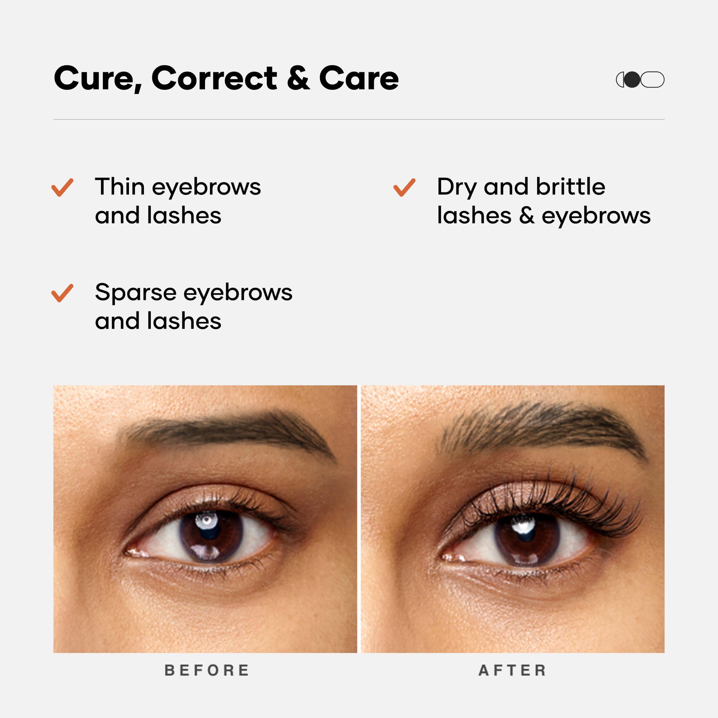 Cureskin Eyebrow & Eyelash Growth Oil with Castor, Brahmi & Vitamin E, 7 ml