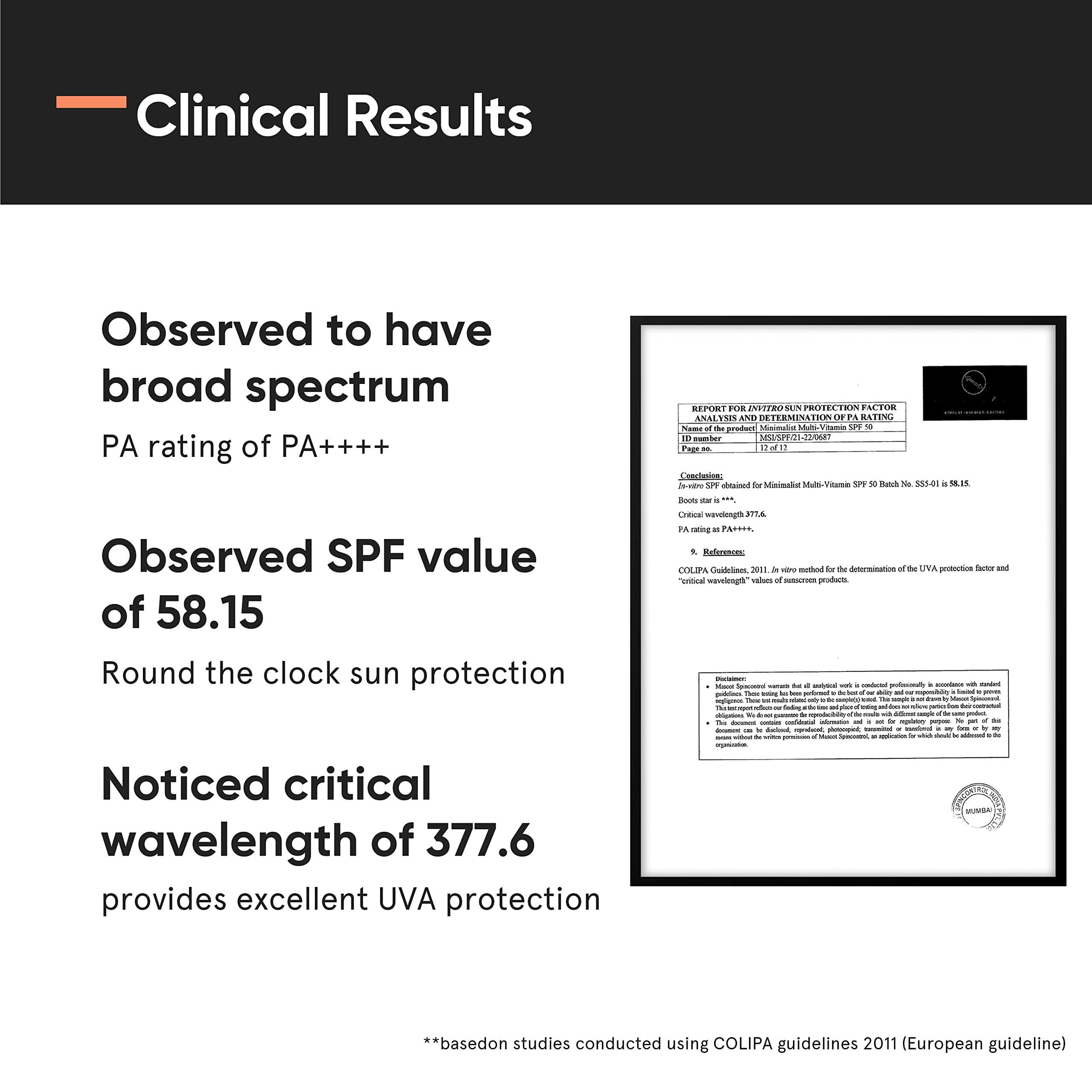 Minimalist Sunscreen SPF 50 PA++++ | Clinically Tested in US (In-Vivo) | Lightweight Cream with Multi-Vitamins | No White Cast | Broad Spectrum Niacinamide Sunscreen For Oily Skin, Dry Skin | For Women & Men | 50g (Pack of 1)