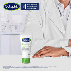 Cetaphil DAM Daily Advance Ultra Hydrating Lotion for Dry, Sensitive Skin, 100gm Moisturiser with Shea Butter, Non-Greasy, Fragrance-Free, Paraben and Sulphate Free