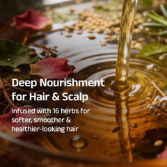 Vedix Keshamrut Herbs Infused Ayurvedic Hair Oil With Bhringraj, Amla & Rosemary I Control Hair Fall & Boost Hair Growth I 16+ Whole Herbs, Leaves & Flowers I For Men & Women I No Mineral Oils & Chemicals (100ml)