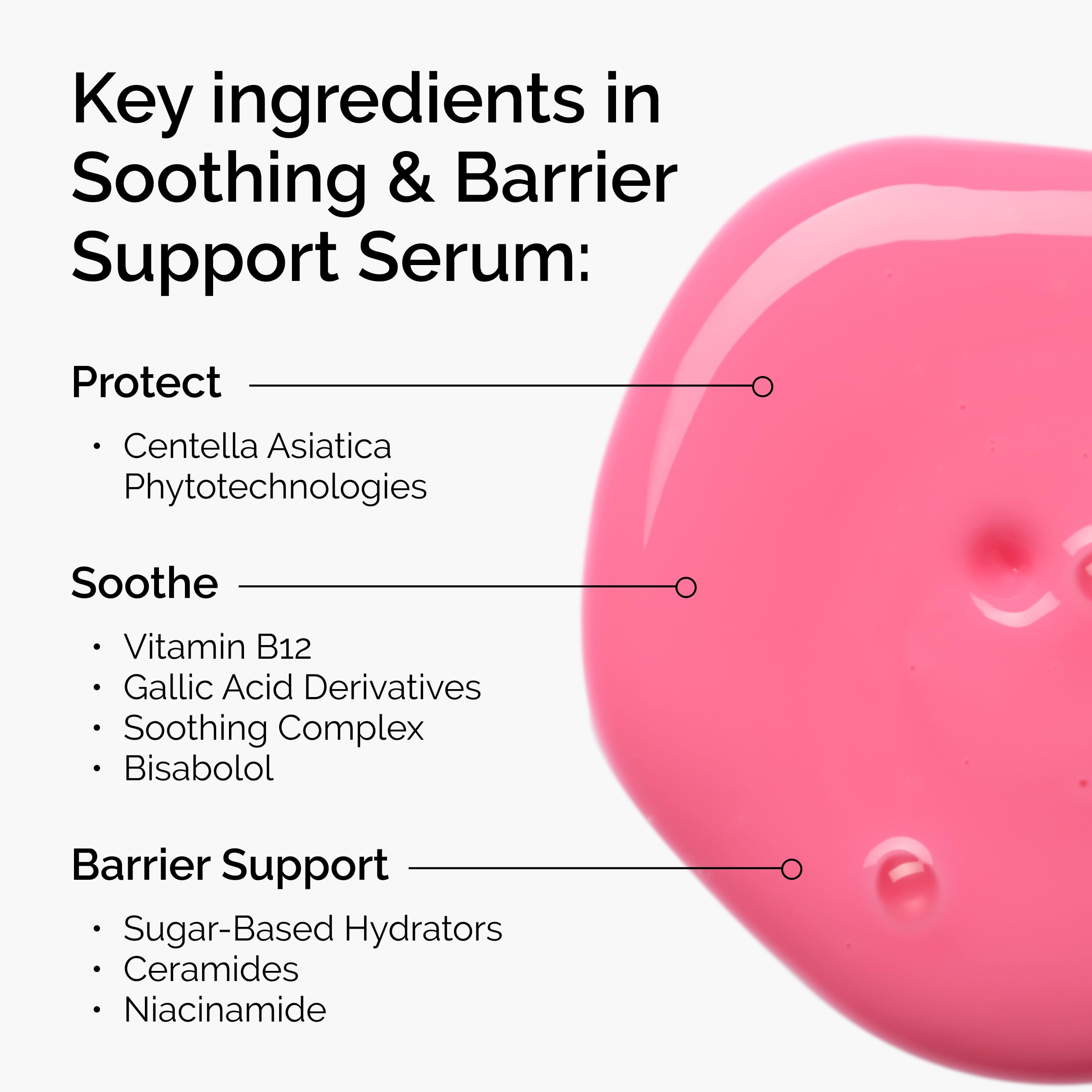 The Ordinary Soothing & Barrier Support Serum, Redness-Reducing & Hydrating Solution for Skin Barrier Recovery, 30ml