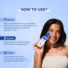 BELLAVITA Face Moisturizer Dry to Normal Skin | Power of 14 Moisturizing Actives | 48hrs Hydration | Intense Moisturization | Repairs & Soothes | pH Balanced | Moisturizer Cream For Men & Women | 50ml