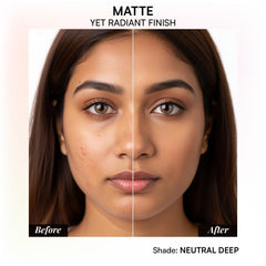 Dream Beauty Celestial Glow Foundation | Lightweight Skin Tint | Glowy Finish | 12H Wear | Best Foundation for Natural Glow & Everyday Use | Breathable Formula | 30ml (Neutral Deep)
