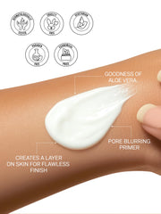FLiCKA Silk Touch 3 in 1 Moisturizer and Primer for Face | Hydrating, Lightweight, Long-Lasting | Pore Minimizer | Dermatologically Tested | Makeup Base | 60g | Cruelty-Free (Pack of 1)